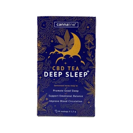 Cannaline CBD Tea Deep Sleep – Infusión natural en bolsitas