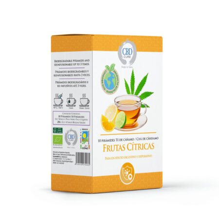 Infusión Ecológica de Cáñamo · Frutas Cítricas – CBD Cure