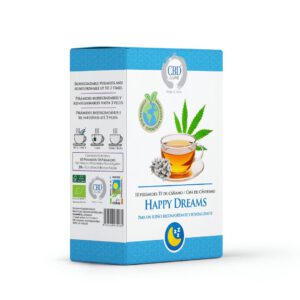 Infusión Ecológica de Cáñamo · Happy Dreams – CBD Cure